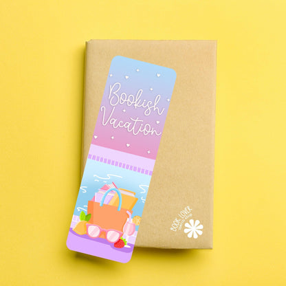 Bookish Vacation Bookmark / Summer Bookish Bookmark / Book Lover Gift / Bookish Merch / Smut Reader / Reading Lover