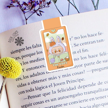 The Cozy Reader Magnetic Bookmark / Halloween Tarot Card Trinket Magnetic Bookmark / Book Lover Gift / Bookish Merch / Reading Lover