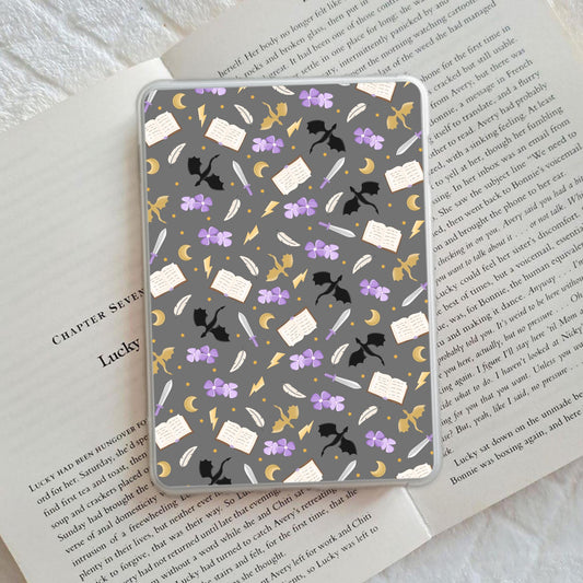 Fantasy Reader Kindle Insert / Physical Product / Bookish Kindle Insert / Book Lover Gift / Bookish Merch / Dragon Reader / Reading Lover