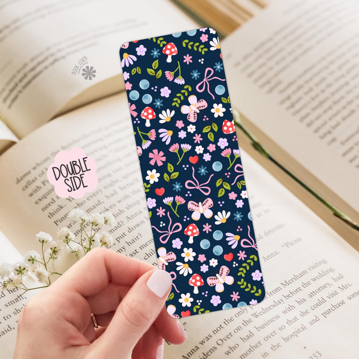 Summer Love Bookmark / Blueberry Bookish Bookmark / Book Lover Gift / Bookish Merch / Smut Reader / Reading Lover