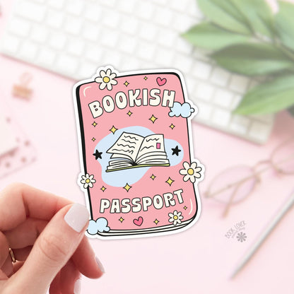 Bookish Passport Stickers / Bookish Stickers / Book Lover Gift / Bookish Merch / Kindle Sticker / Smut Reader / Reading Lover / E-Reader