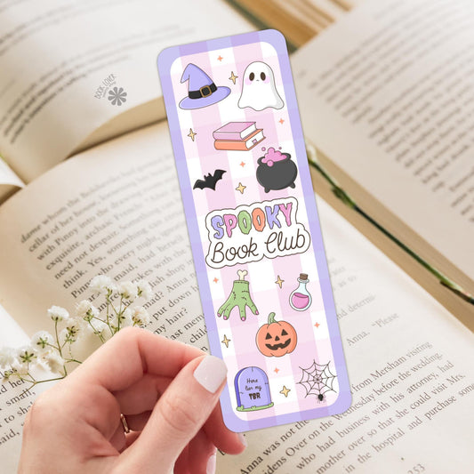 Spooky Book Club Bookmark / Halloween Bookish Bookmark / Book Lover Gift / Bookish Merch / Smut Reader / Reading Lover