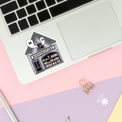 Halloween Ghost Spooky Bookstore Stickers / Bookish Stickers / Book Lover Gift / Bookish Merch / Kindle Sticker / Smut Reader
