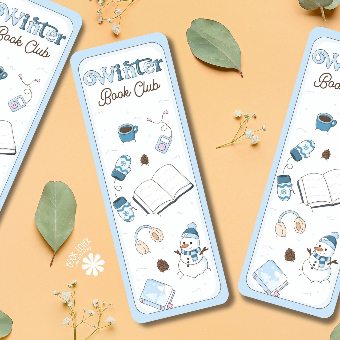 Winter Book Club Bookmark / Winter Bookish Bookmark / Book Lover Gift / Bookish Merch / Smut Reader / Reading Lover