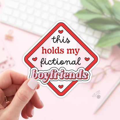 Fictional Boyfriends Stickers / Bookish Stickers / Book Lover Gift / Bookish Merch / Kindle Sticker / Smut Reader / Reading Lover / E-Reader