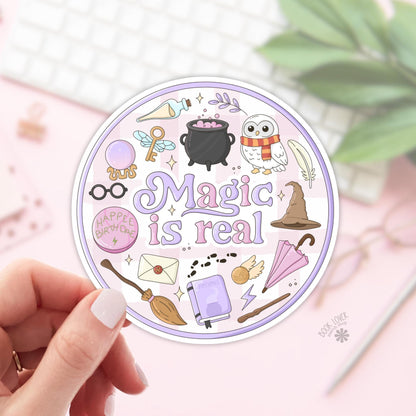 Magic is Real Stickers / Bookish Stickers / Book Lover Gift / Bookish Merch / Kindle Sticker / Smut Reader / Reading Lover / E-Reader