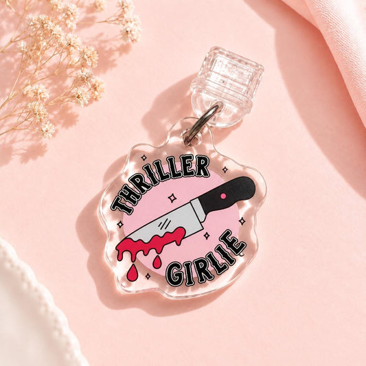 Thriller Girlie USB C dust plug, Kindle charm