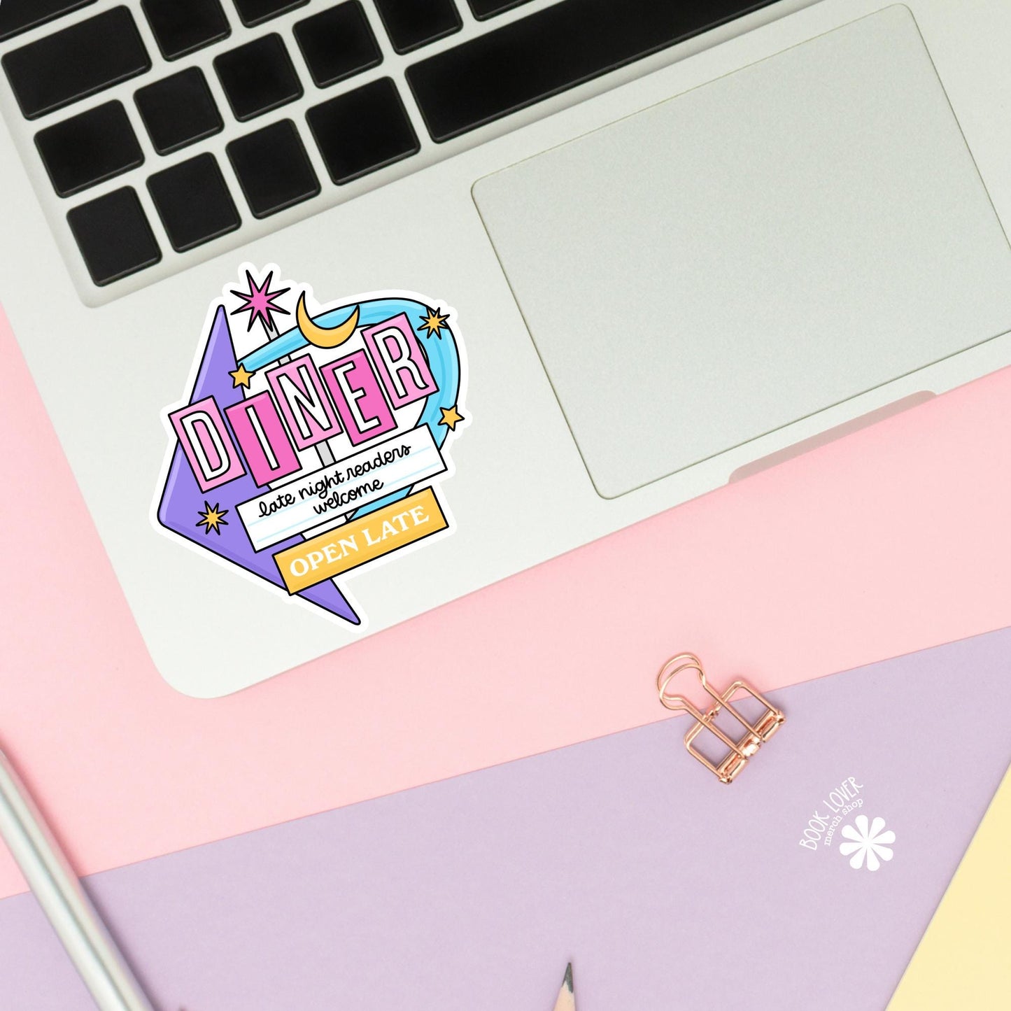 Late Night Readers Stickers / Bookish Stickers / Book Lover Gift / Bookish Merch / Kindle Sticker / Smut Reader / Reading Lover / E-Reader