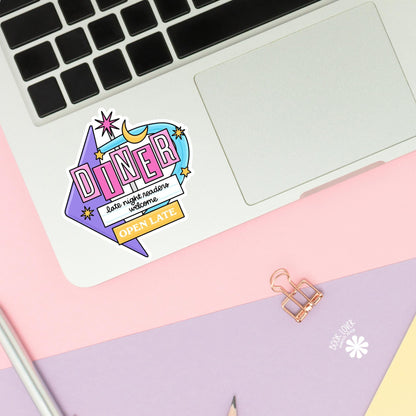 Late Night Readers Stickers / Bookish Stickers / Book Lover Gift / Bookish Merch / Kindle Sticker / Smut Reader / Reading Lover / E-Reader