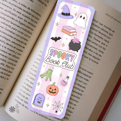 Spooky Book Club Bookmark / Halloween Bookish Bookmark / Book Lover Gift / Bookish Merch / Smut Reader / Reading Lover