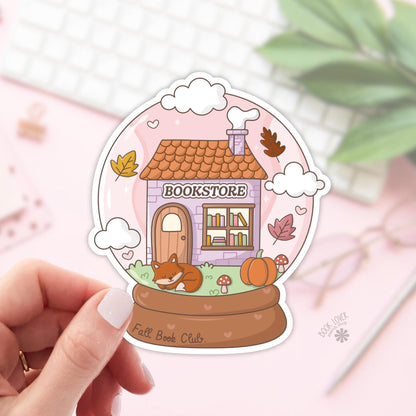 Fall Book Club Bookstore Stickers / Bookish Stickers / Book Lover Gift / Bookish Merch / Kindle Sticker / Smut Reader / Reading Lover