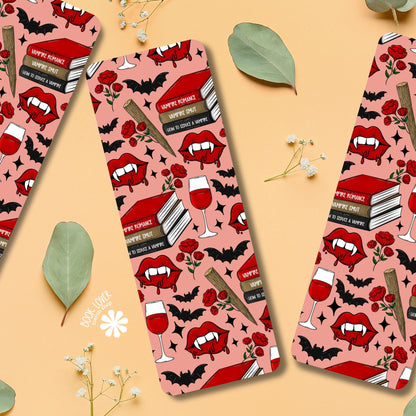 Vampire Romance Bookmark / Vampire Bookish Bookmark / Book Lover Gift / Bookish Merch / Smut Reader / Reading Lover