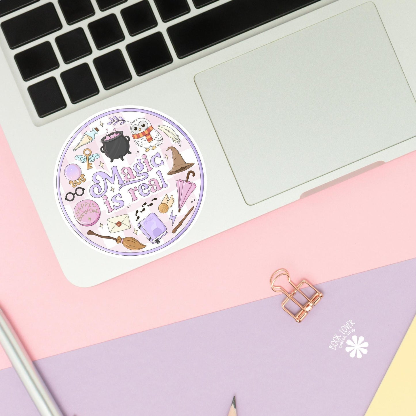 Magic is Real Stickers / Bookish Stickers / Book Lover Gift / Bookish Merch / Kindle Sticker / Smut Reader / Reading Lover / E-Reader