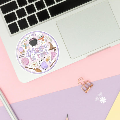 Magic is Real Stickers / Bookish Stickers / Book Lover Gift / Bookish Merch / Kindle Sticker / Smut Reader / Reading Lover / E-Reader