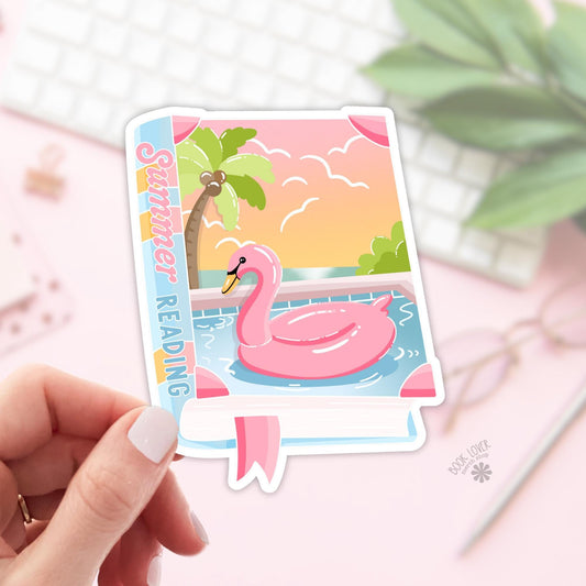 Summer Reading Stickers / Bookish Stickers / Book Lover Gift / Bookish Merch / Kindle Sticker / Smut Reader / Reading Lover / E-Reader
