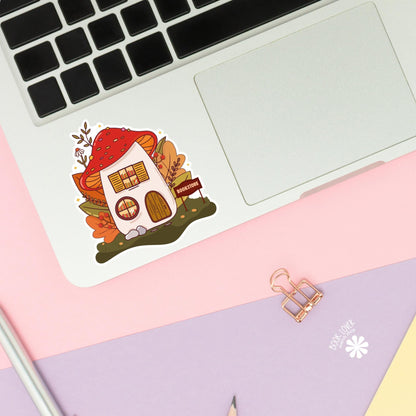 Mushroom Bookstore Stickers / Bookish Stickers / Book Lover Gift / Bookish Merch / Kindle Sticker / Smut Reader / Reading Lover / E-Reader