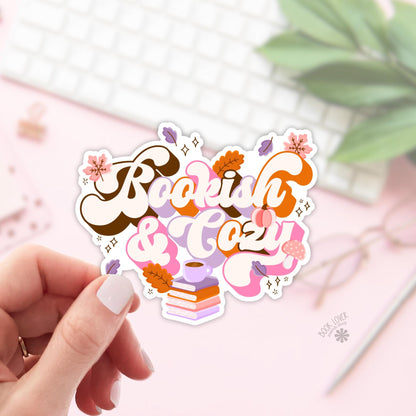 Bookish & Cozy Stickers / Bookish Stickers / Book Lover Gift / Bookish Merch / Kindle Sticker / Autmun Reader / Reading Lover / E-Reader