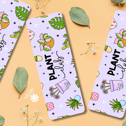 Plant Club Bookmark / Monstera Bookish Bookmark / Book Lover Gift / Bookish Merch / Reading Lover